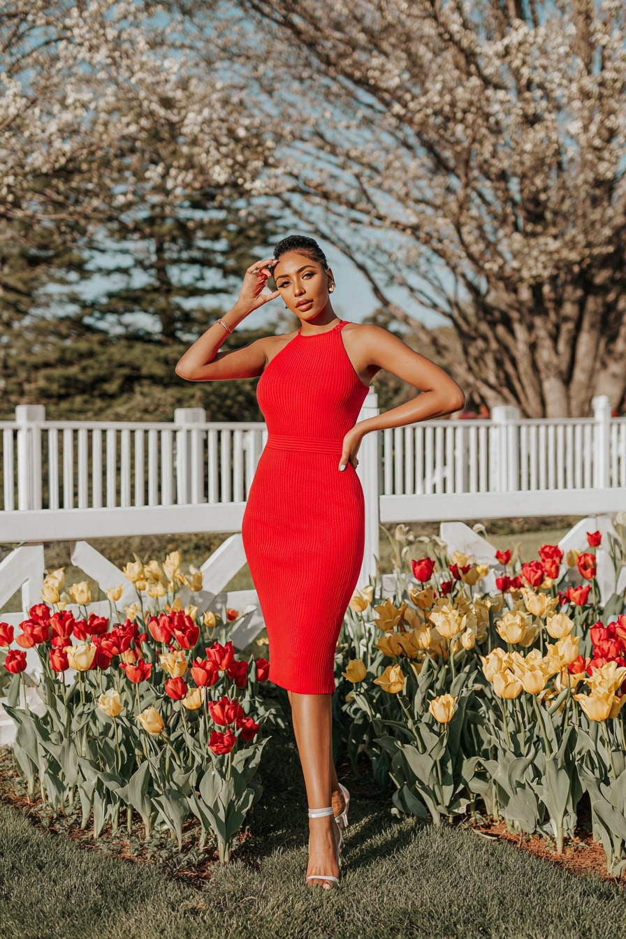 Garden Backdrops for Striking Contrast