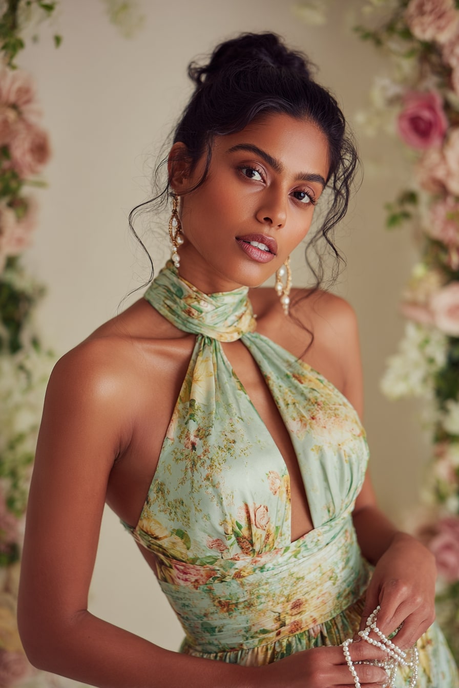 Scarf-Neck Halter