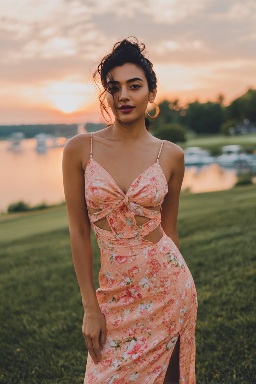 Floral Evening Wear