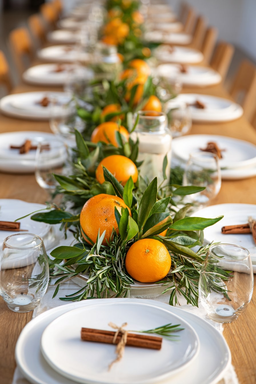 Weave Citrus and Herb Garlands for a Fresh Table Accent