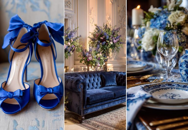 How To Style A Blue-Themed Wedding