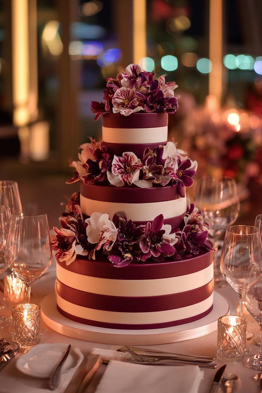 Fresh Florals for a Luxe Cake