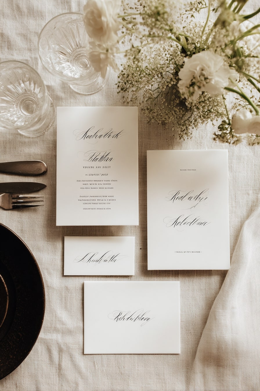 Minimal Layout for Elevated Stationery
