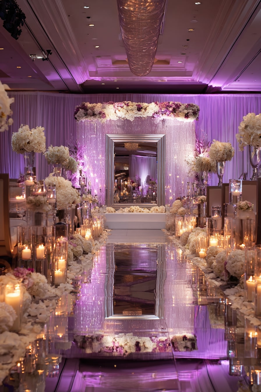 Candlelight and Ivory Florals