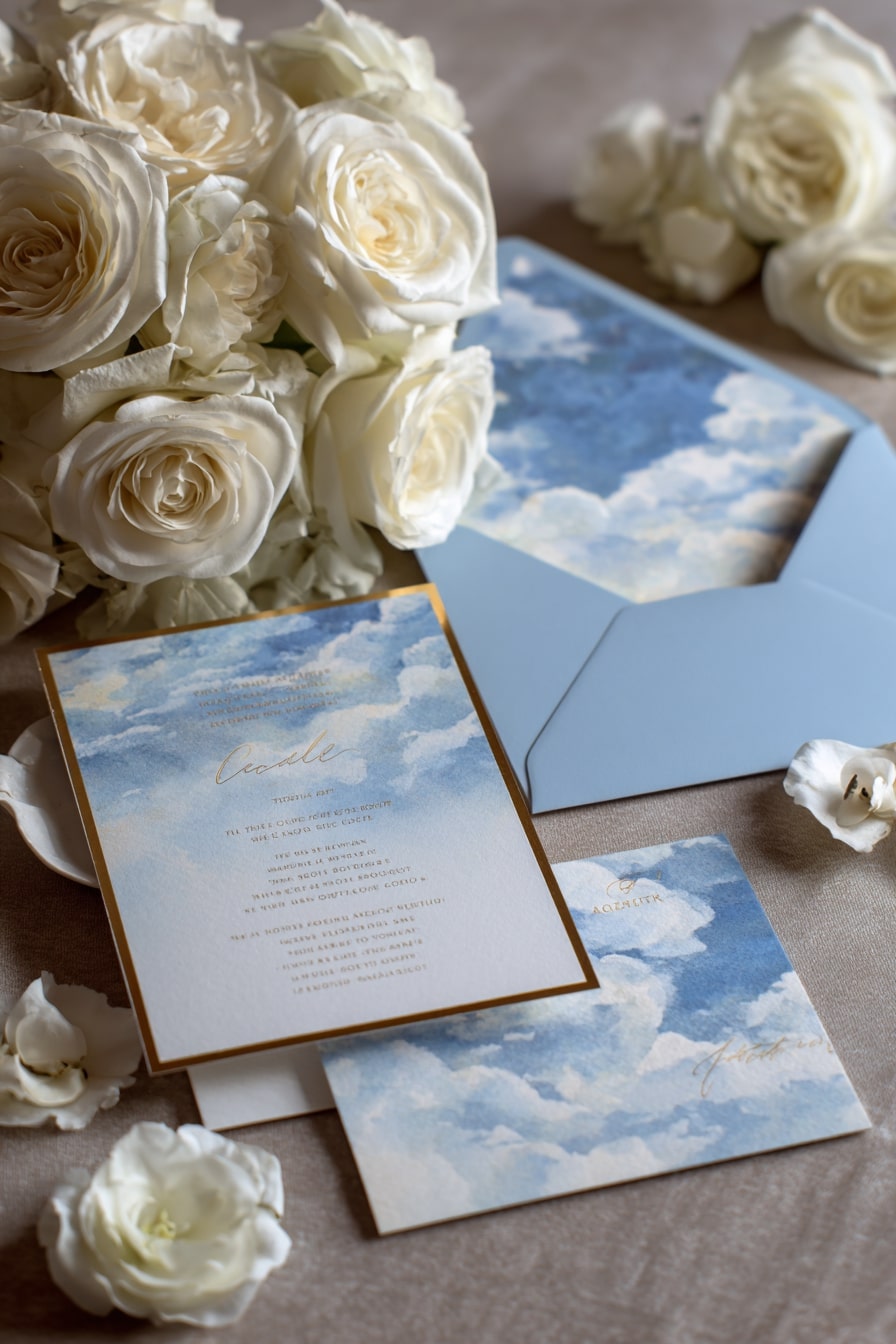 Use Sky-Inspired Stationery for Dreamlike Impact