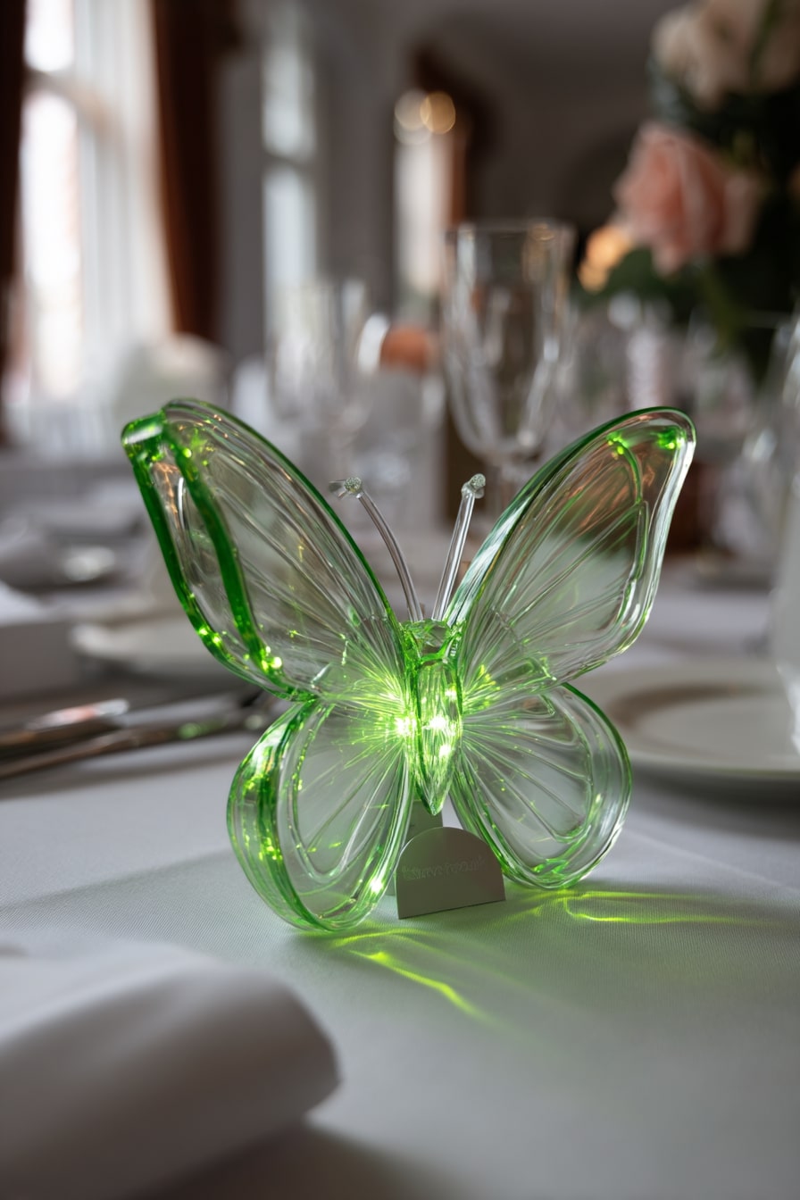 Use Glass Butterflies for Whimsical Shine