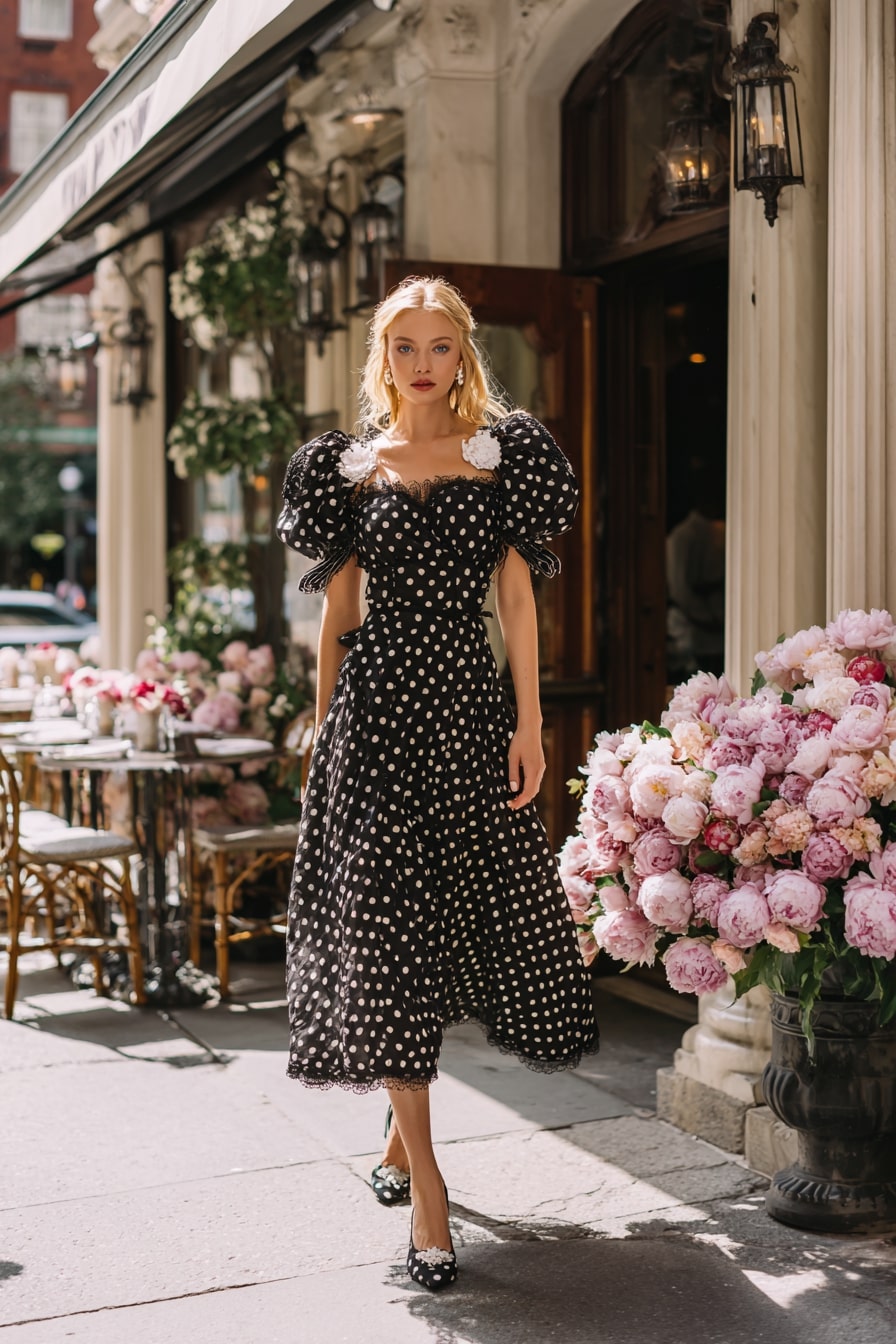 Bold Polka Dot Print
